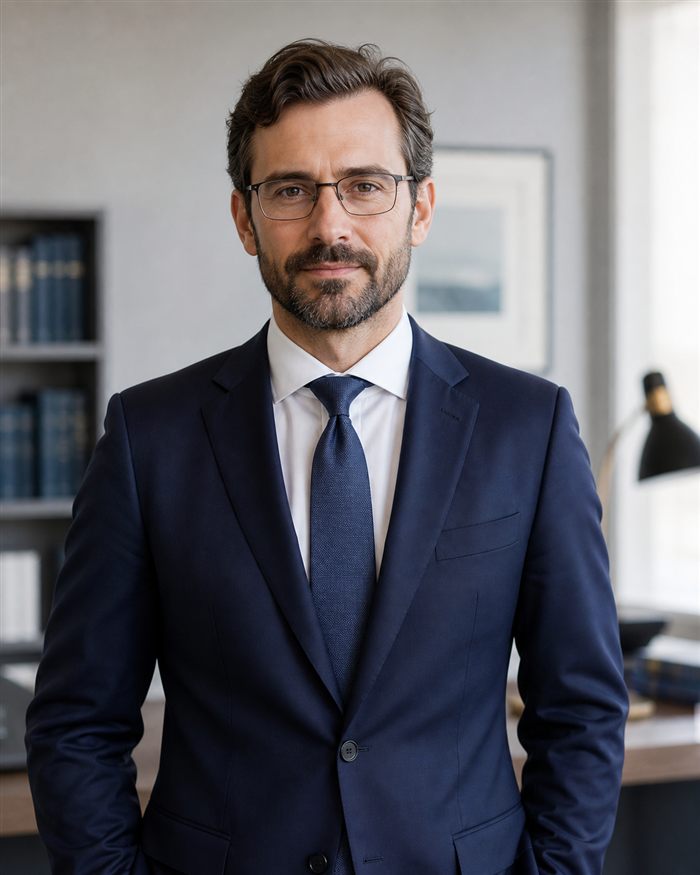 Fictional lead crypto recovery expert portrait